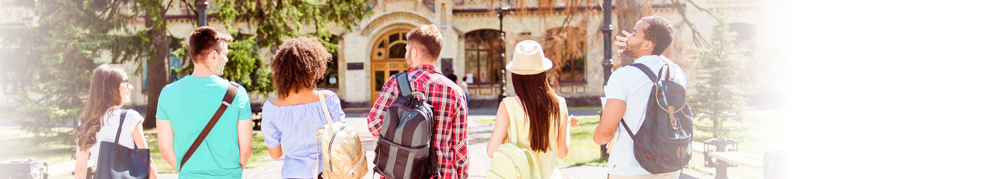 Scholarship Opportunities.  Students walking to class.