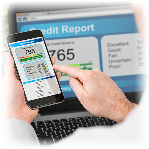 How to Check Your Credit Report For Free Throughout the Year Checking credit report on a phone.