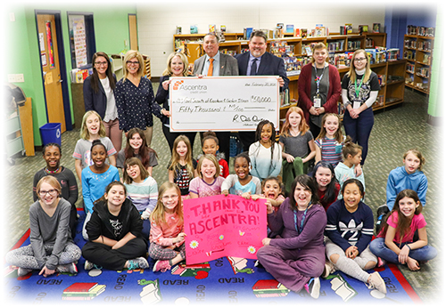 Girl Scouts Check Presentation