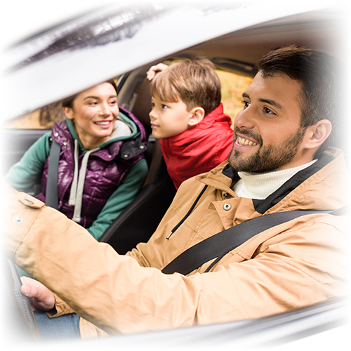Peace of Mind with Certified Used Vehicles Family driving