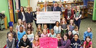 Girl Scout Check Presentation