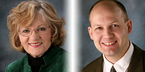 Elaine Reid and Dirk Mooy