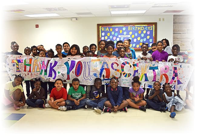 Thank you from students