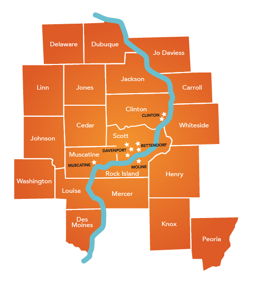 Ascentra's Field of Membership Map ES