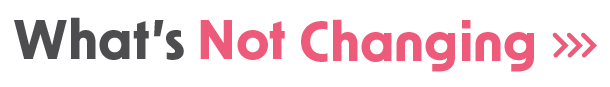 EmailHeader-WhatIsNOTChanging