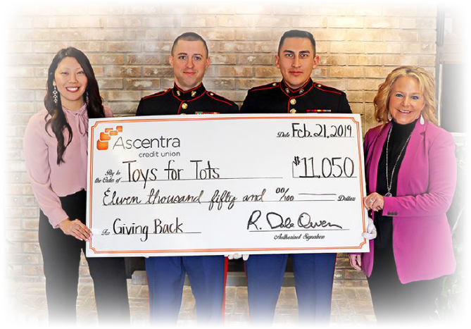 Toys for Tots Check Presentation