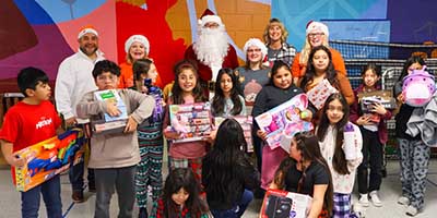 Ascentra delivering toys to the Boys and Girls Club of the Mississippi Valley